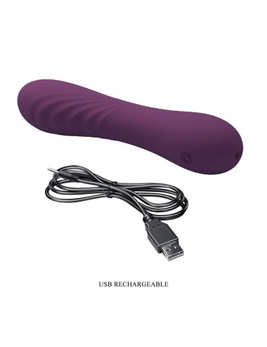 PRETTY LOVE - VIBRATEUR RECHARGEABLE ALEXISROSE 10 FONCTIONS VIOLET