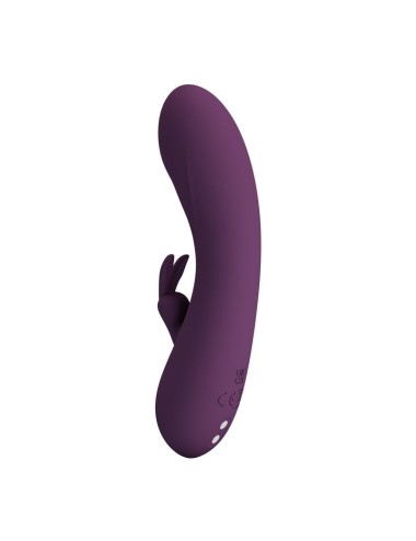 PRETTY LOVE - VIBRATEUR LAPIN RECHARGEABLE HARPER 10 FONCTIONS VIOLET