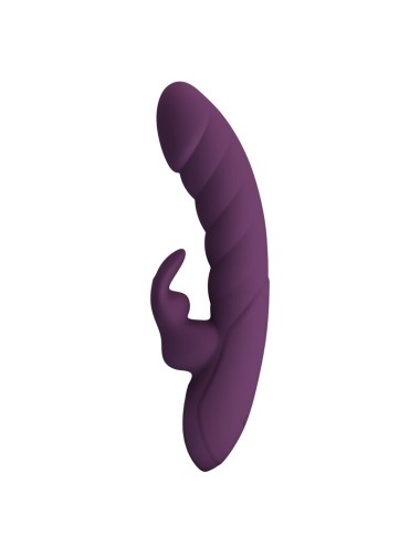PRETTY LOVE - VIBRATEUR LAPIN RECHARGEABLE HARPER 10 FONCTIONS VIOLET