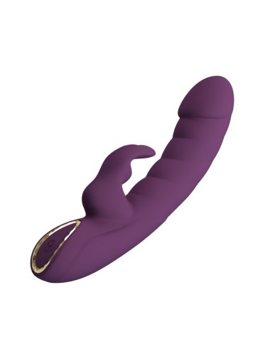 PRETTY LOVE - VIBRATEUR LAPIN RECHARGEABLE HARPER 10 FONCTIONS VIOLET
