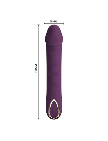 PRETTY LOVE - VIBRATEUR RECHARGEABLE AMARA 10 FONCTIONS VIOLET