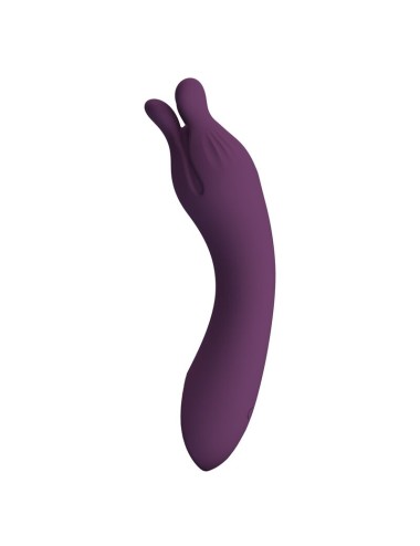 PRETTY LOVE - VIBRATEUR RECHARGEABLE LUNAO 10 FONCTIONS VIOLET