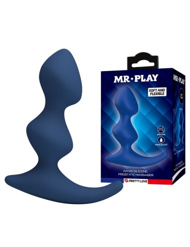 MR PLAY - PLUG ANAL ERGONOMIQUE BLEU