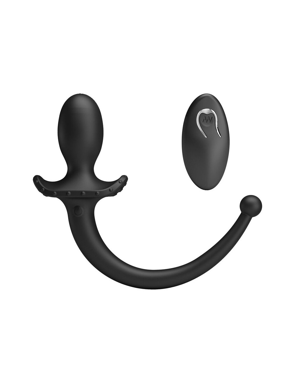 MR PLAY - VIBRATEUR ANAL ET PÉRINÉUMIEN NOIR AVEC TÉLÉCOMMANDE SANS FIL