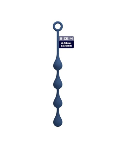 MR PLAY - PERLES ANALES EN SILICONE BLEU