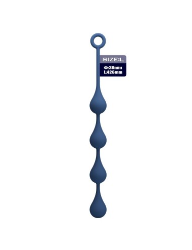 MR PLAY - PERLES ANALES EN SILICONE BLEU