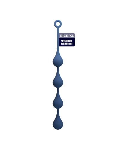 MR PLAY - PERLES ANALES EN SILICONE BLEU
