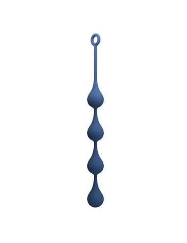 MR PLAY - PERLES ANALES EN SILICONE BLEU, TAILLE XL (52,5 CM)