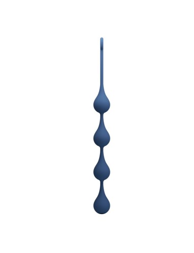 MR PLAY - PERLES ANALES EN SILICONE BLEU, TAILLE XL (52,5 CM)