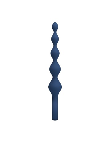 MR PLAY - PERLES ANALES EN SILICONE BLEU ET PLUG ANAL 20,4 CM