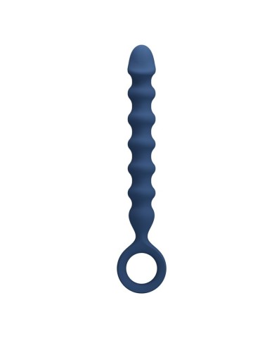 MR PLAY - PERLES ANALES EN SILICONE BLEU ET PLUG ANAL -Ø- 3