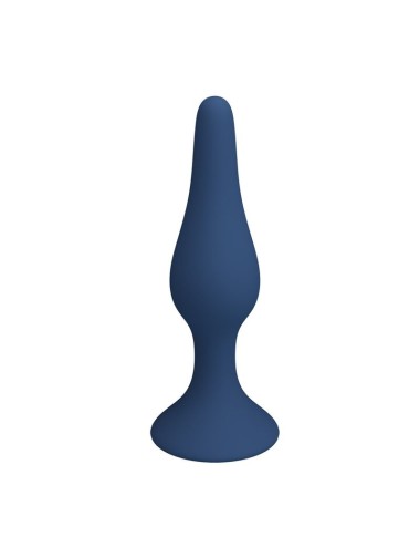 MR PLAY - PLUG ANAL EN SILICONE SLIM BLEU L