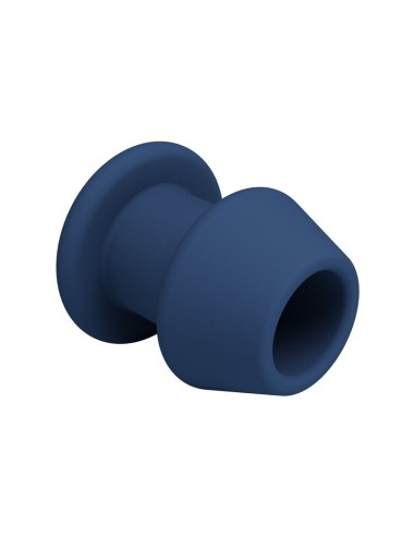 MR PLAY - JACK BLEU PLUG ANAL CREUX EN SILICONE, TAILLE S