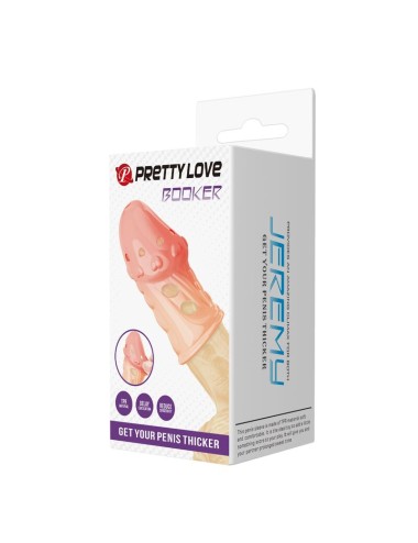PRETTY LOVE - MANCHON PÉNIS TEXTURÉ CHAUSSETTE NATUREL