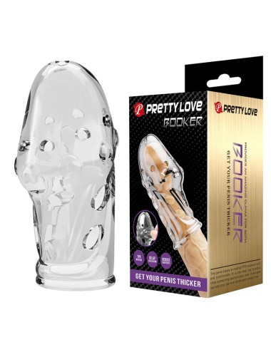 PRETTY LOVE - MANCHON PÉNIS ROCKER - GAGNEZ EN ÉPAISSEUR VOTRE PÉNIS TRANSPARENT