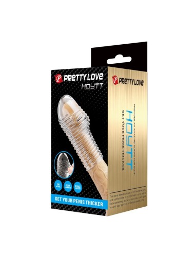 PRETTY LOVE - MANCHON PÉNIS HOTTT POUR UN PÉNIS PLUS ÉPAISSE TRANSPARENT