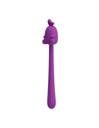 PRETTY LOVE - BÂTON VIBRANT FLEXIBLE LAPIN MIGNON RECHARGEABLE USB VIOLET