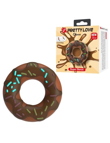 PRETTY LOVE - ANNEAU PÉNIS SUPER DONUT MARRON