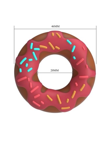 PRETTY LOVE - ANNEAU PÉNIS SUPER DONUT ROSE