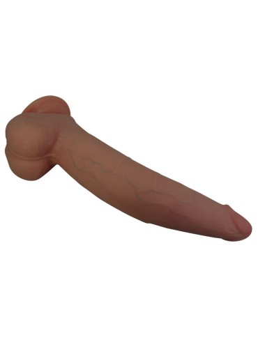 PRETTY LOVE - CUTHBERT GODEMICHET RÉALISTE ET FLEXIBLE 20 CM Ø 5 CM TPE MARRON