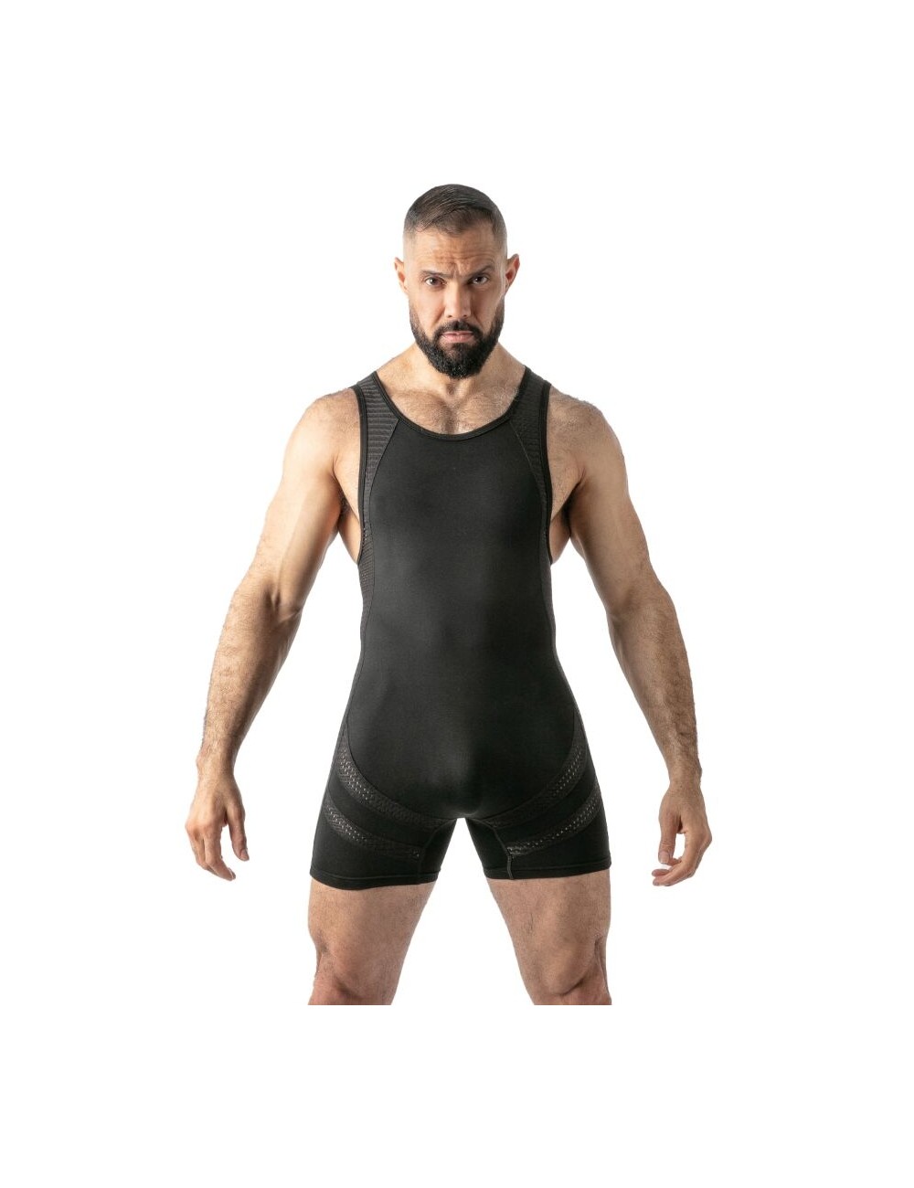 LOCKER GEAR - MONO DÉBARDEUR À ACCÈS OUVERT NOIR S