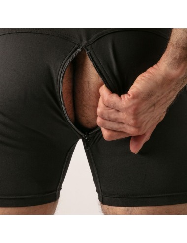 LOCKER GEAR - MONO DÉBARDEUR À ACCÈS OUVERT NOIR XL