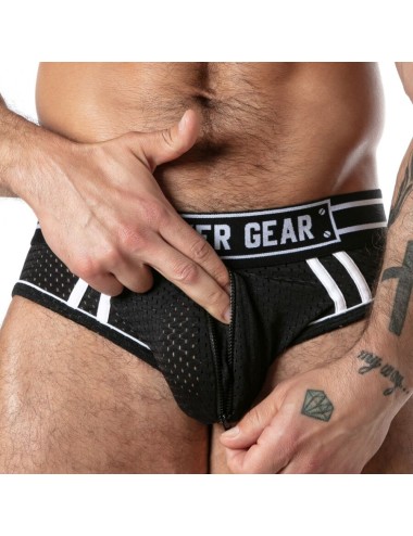 LOCKER GEAR - SLIP SPORT EN MAILLE NOIR XL