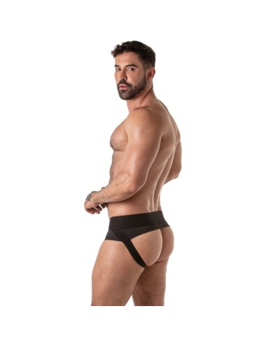 LOCKER GEAR - SLIP DE SPORT NOIR À CEINTURE LARGE TAILLE L