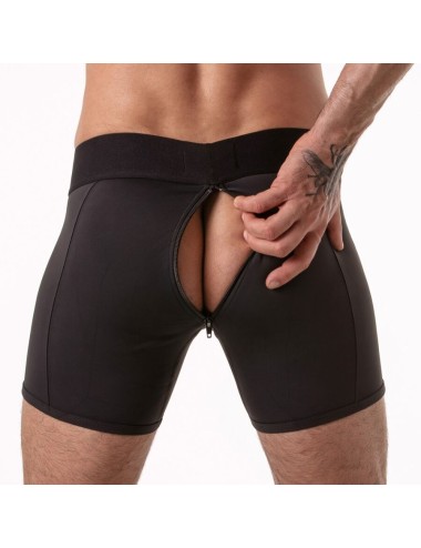 LOCKER GEAR - BOXER NOIR À LARGE CEINTURE S