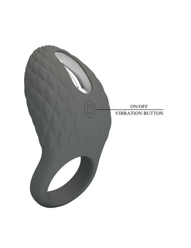 PRETTY LOVE - BAGUE VIBRANTE TEXTURÉE RECHARGEABLE AVEC STIMULATEUR