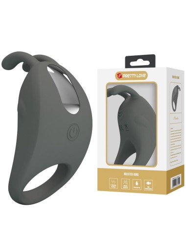 PRETTY LOVE - BAGUE VIBRANTE RECHARGEABLE AVEC STIMULATEUR LAPIN