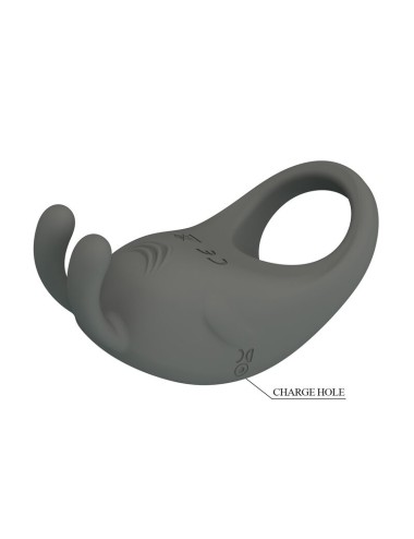 PRETTY LOVE - BAGUE VIBRANTE RECHARGEABLE AVEC STIMULATEUR LAPIN