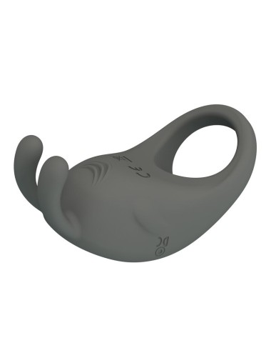 PRETTY LOVE - BAGUE VIBRANTE RECHARGEABLE AVEC STIMULATEUR LAPIN