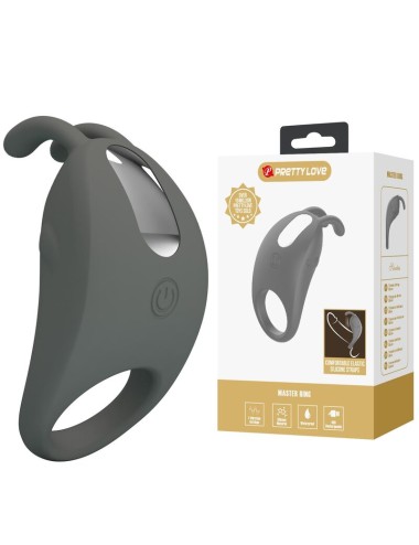 PRETTY LOVE - BAGUE VIBRANTE RECHARGEABLE AVEC STIMULATEUR LAPIN