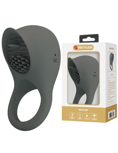 PRETTY LOVE - ANNEAU VIBRANT RECHARGEABLE AVEC STIMULATION ORALE