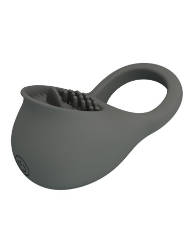 PRETTY LOVE - ANNEAU VIBRANT RECHARGEABLE AVEC STIMULATION ORALE