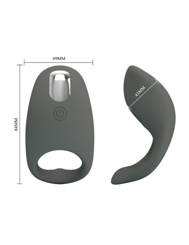 PRETTY LOVE - ANNEAU VIBRANT RECHARGEABLE EN SILICONE SOUPLE