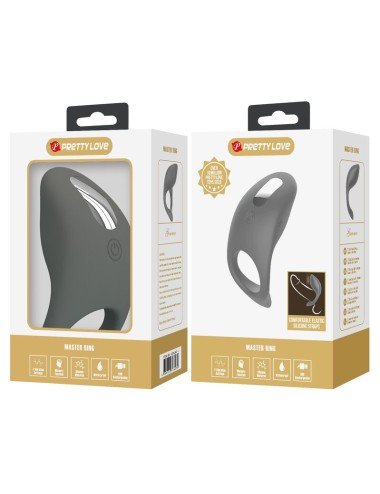 PRETTY LOVE - ANNEAU VIBRANT RECHARGEABLE EN SILICONE SOUPLE