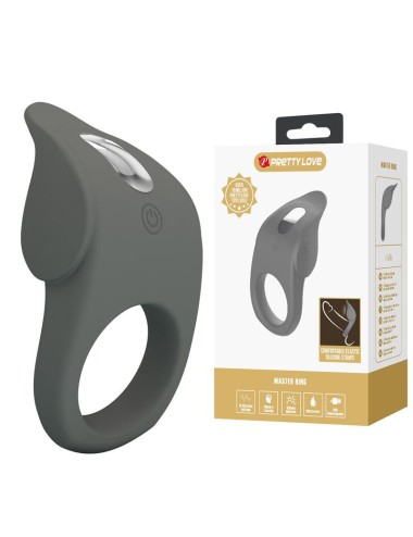 PRETTY LOVE - ANNEAU VIBRANT RECHARGEABLE EN SILICONE FLEXIBLE