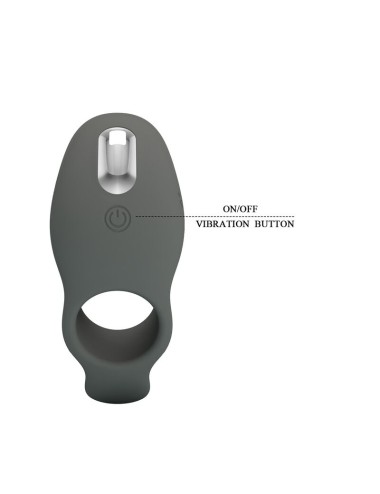 PRETTY LOVE - ANNEAU VIBRANT RECHARGEABLE À DOUBLE STIMULATION
