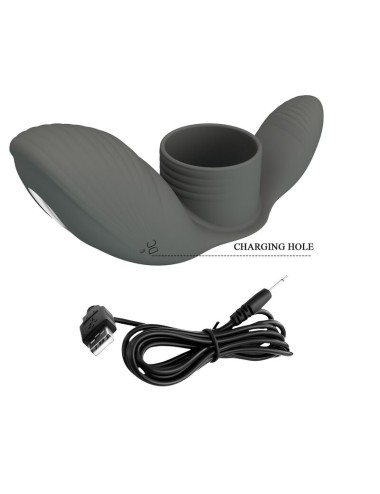 PRETTY LOVE - ANNEAU VIBRANT RECHARGEABLE À DOUBLE STIMULATION