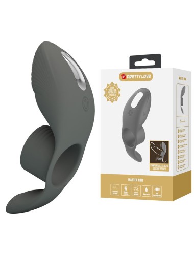 PRETTY LOVE - ANNEAU VIBRANT RECHARGEABLE À DOUBLE STIMULATION