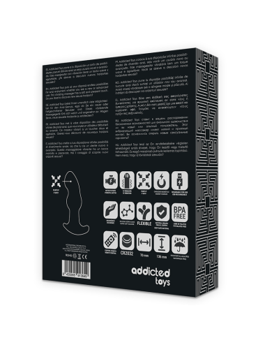 ADDICTED TOYS - PRISE TÉLÉCOMMANDE ANAL P-SPOT NOIR