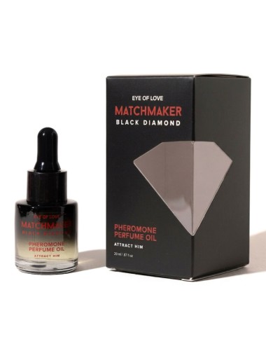 EYE OF LOVE - HUILE DE PARFUM AUX PHÉROMONES DE DIAMANT NOIR MATCHMAKER 20 ML