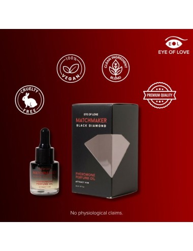 EYE OF LOVE - HUILE DE PARFUM AUX PHÉROMONES DE DIAMANT NOIR MATCHMAKER 20 ML