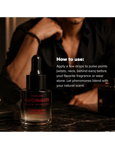 EYE OF LOVE - HUILE DE PARFUM AUX PHÉROMONES DE DIAMANT NOIR MATCHMAKER 20 ML