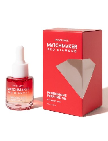 EYE OF LOVE - MATCHMAKER HUILE DE PARFUM AUX PHÉROMONES DIAMANT ROUGE 20 ML