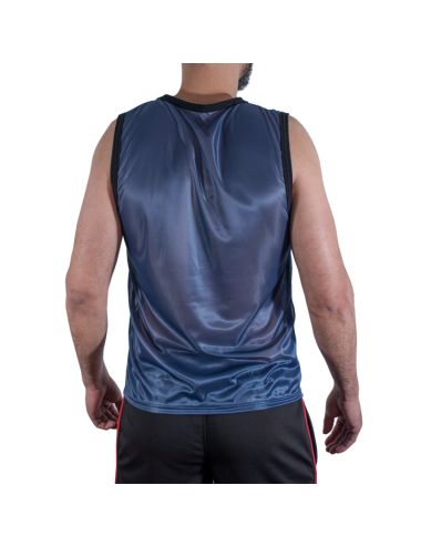 MACHO - T-SHIRT BLEU MARINE TAILLE S/M