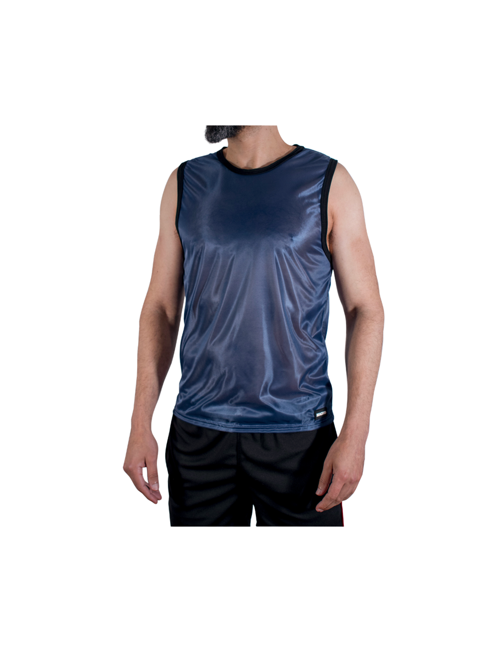 MACHO - T-SHIRT BLEU MARINE L/XL