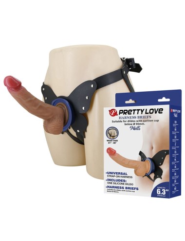 PRETTY LOVE - YETI HARNAIS À STRAP-ON AVEC GODEMICHET À VENTOUSE